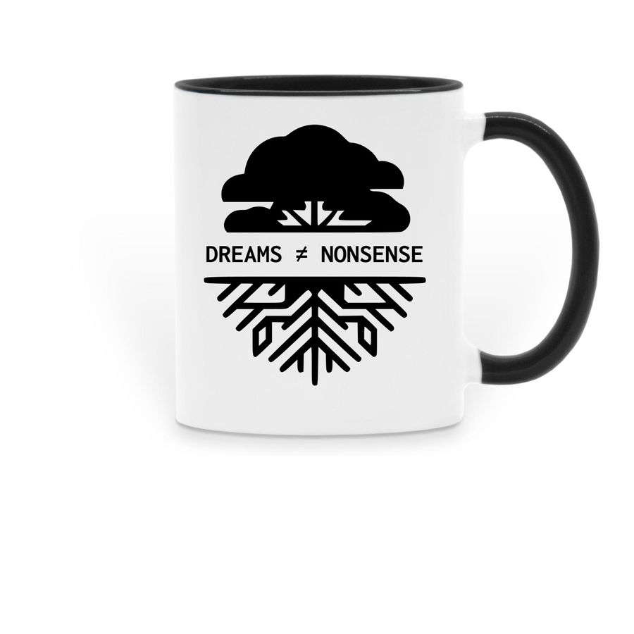 Dreams ≠ Nonsense Mug (Black Ink)